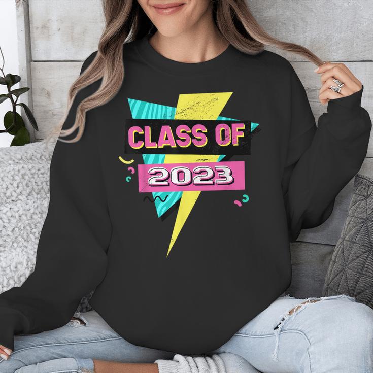 Senior 2023 Graduation Class Of 2023 Retro 90's Graduation Unisex Sweatshirt