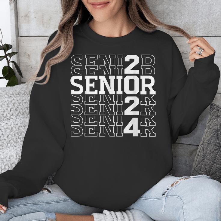 Senior 2024 Graduation Graduate Class Of 2024 Women Boy Girl Unisex Sweatshirt