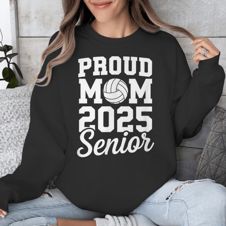 Senior 2025 Volleyball Mom High School Graduation Outfit Fun Unisex Sweatshirt
