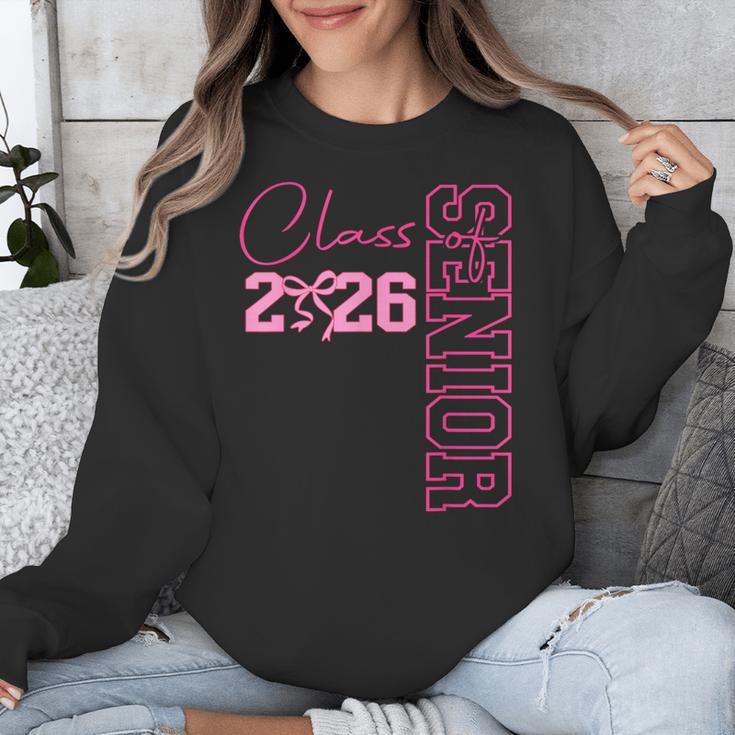 Senior 2026 Class Of 2026 Coquette Bow Graduation 2026 Unisex Sweatshirt