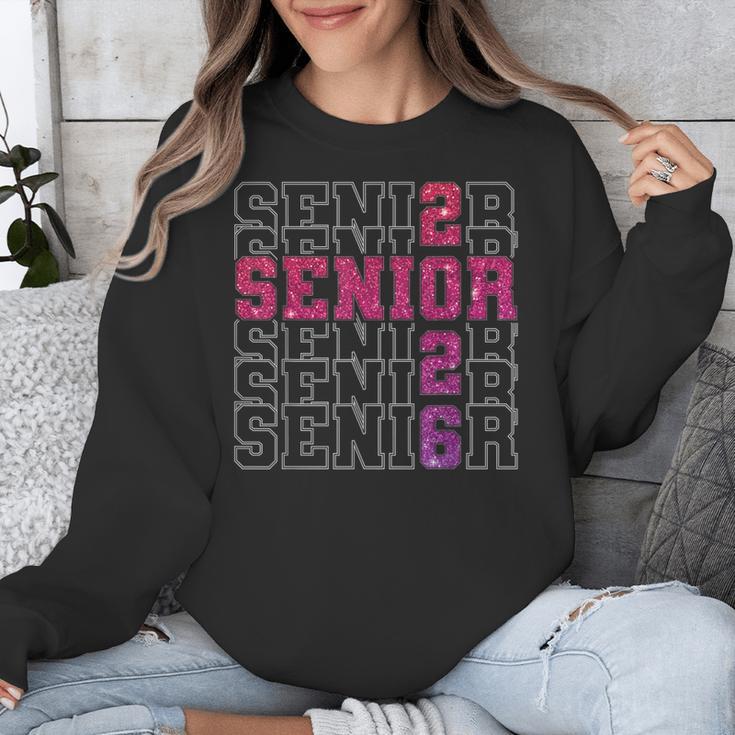 Senior 2026 Class Of 2026 Graduation 2026 Pink Girl Women Unisex Sweatshirt