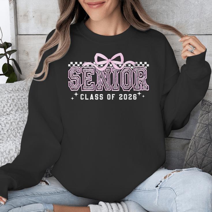 Senior 2026 Coquette Bow Class Of 2026 Graduation Graduate Unisex Sweatshirt