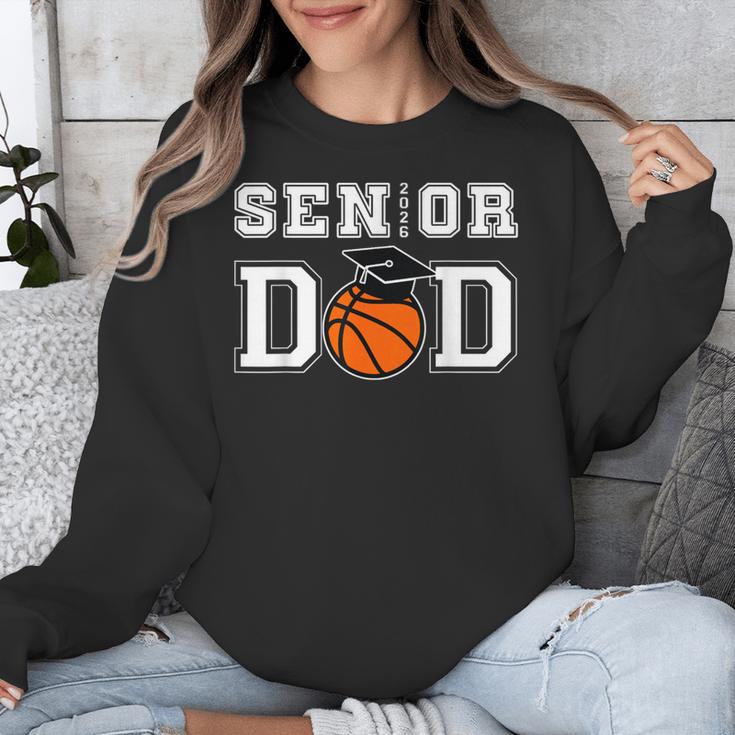Senior 2026 Dad Basketball Graduation Unisex Sweatshirt