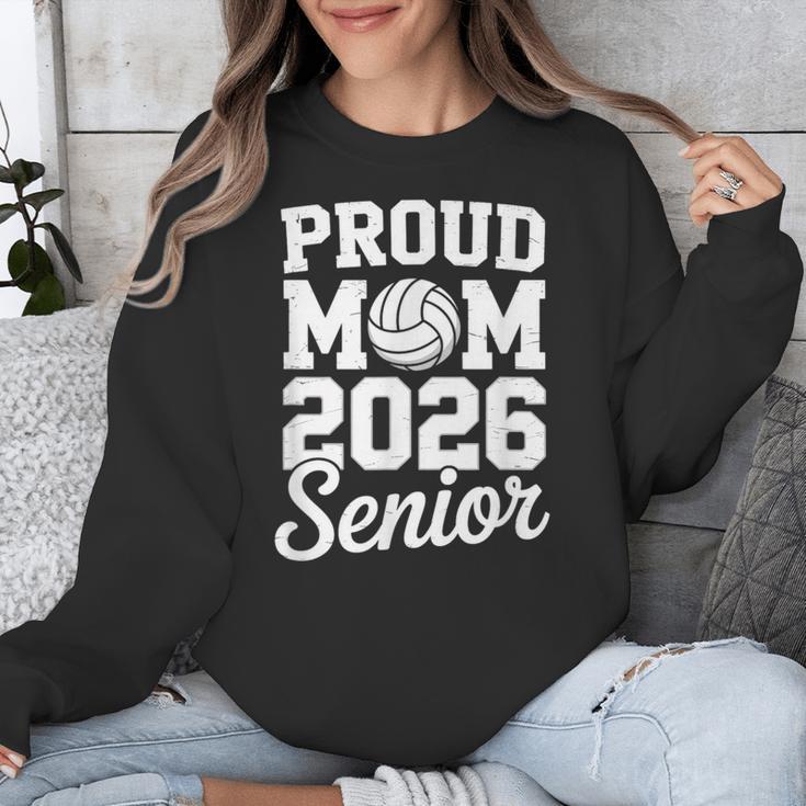 Senior 2026 Volleyball Mom High School Graduation Outfit Unisex Sweatshirt