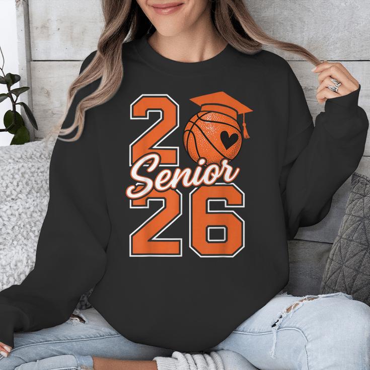 Senior Basketball Class Of 2026 Crew Basketball Graduation Unisex Sweatshirt