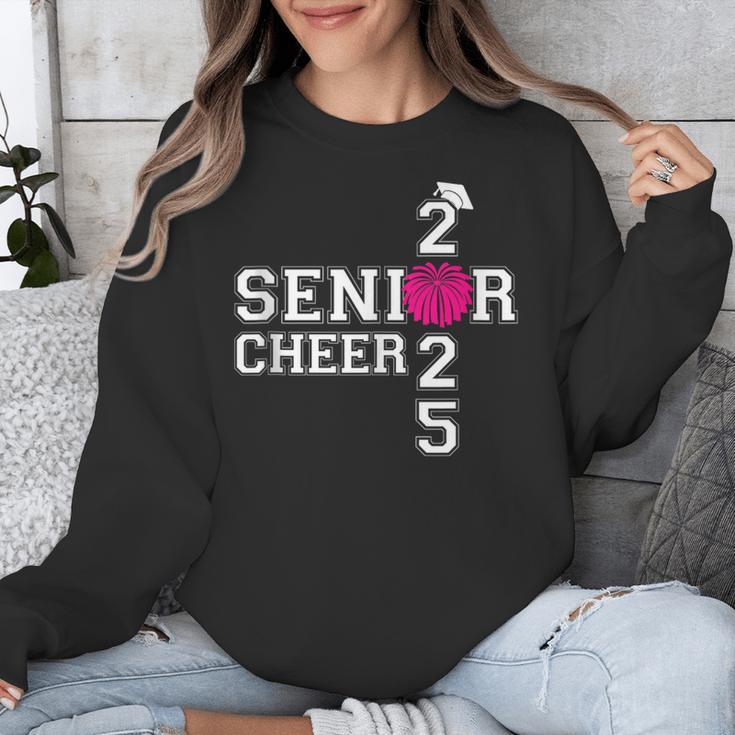 Senior Cheerleader Cheer Class Of 2025 Graduation Graduate Unisex Sweatshirt