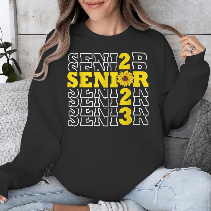 Senior Class Of 2023 Sunflower Graduation Seniors 23 Unisex Sweatshirt