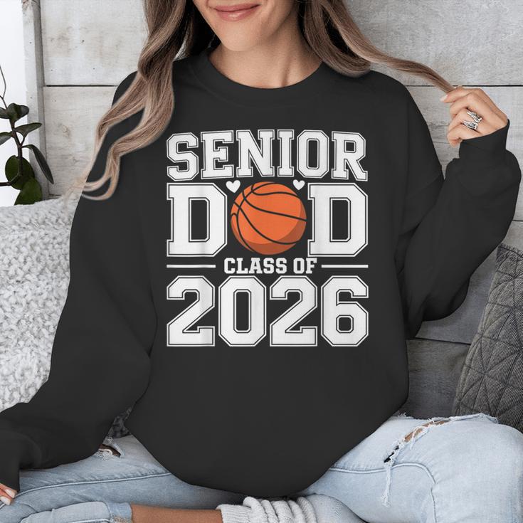 Senior Dad Class Of 2026 Cute Basketball Dad Graduation 2026 Unisex Sweatshirt