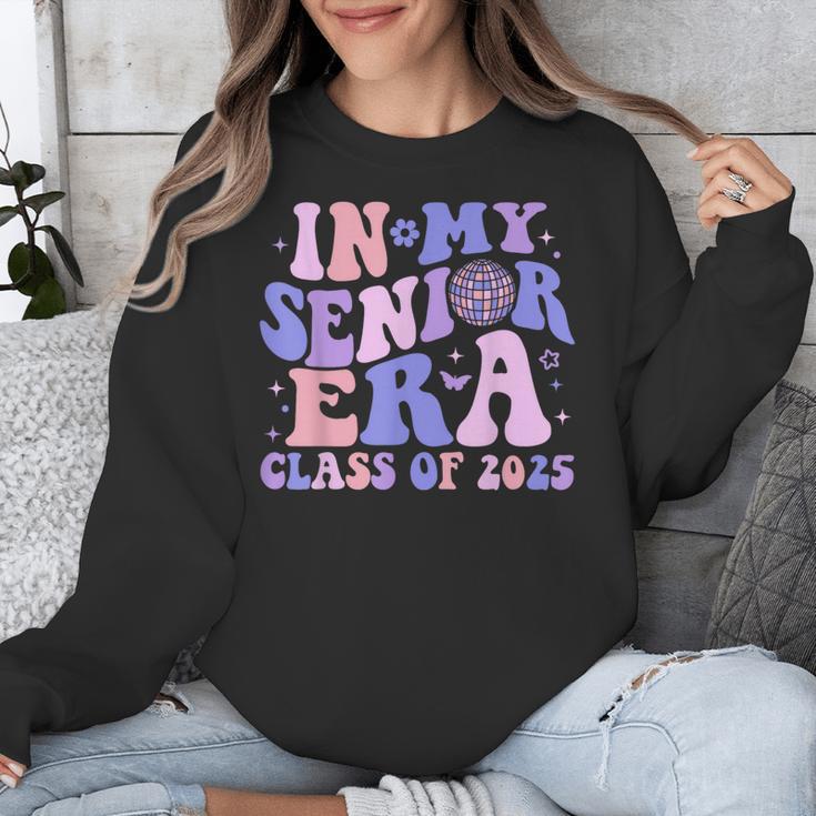 In My Senior Era Class Of 2025 Groovy Senior 2025 Graduation Unisex Sweatshirt