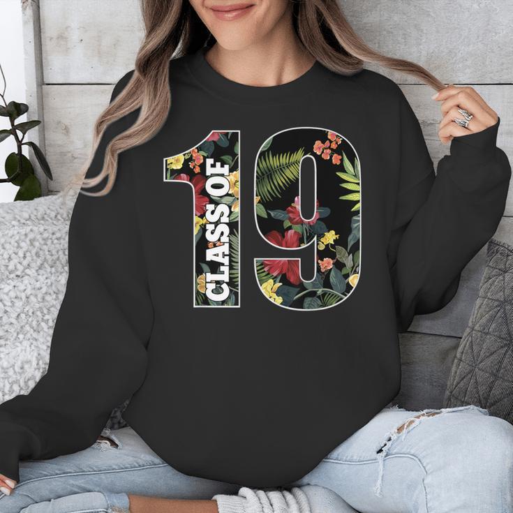 Senior Floral Class Of 2019 Shirt Graduation Idea Unisex Sweatshirt