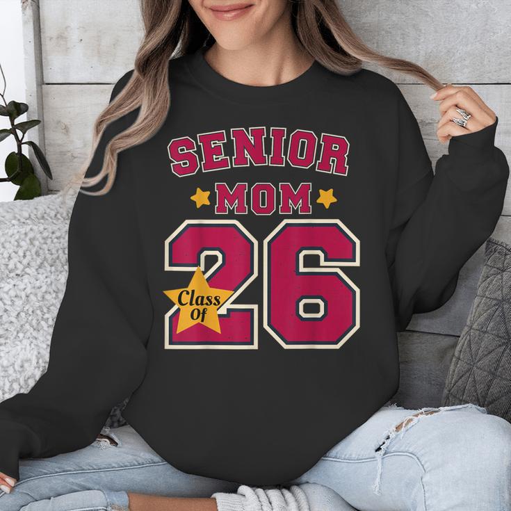Senior Mom 2026 Proud Senior Mom Class Of 26 For Graduation Unisex Sweatshirt