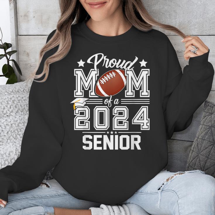 Senior Mom Class Of 2024 Football Proud Mom Graduation Unisex Sweatshirt