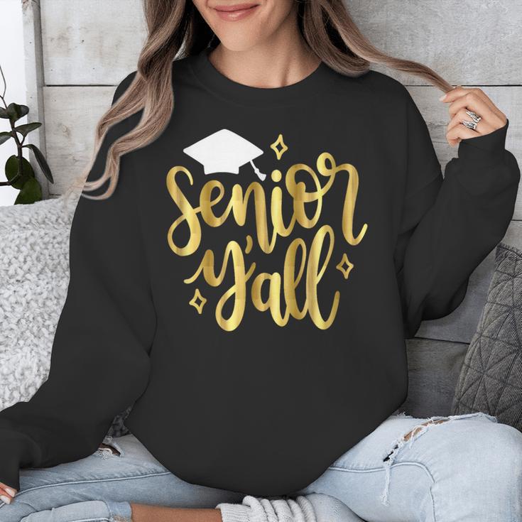 Seniors Y'All 2019 Graduation Tshirt High School College Unisex Sweatshirt