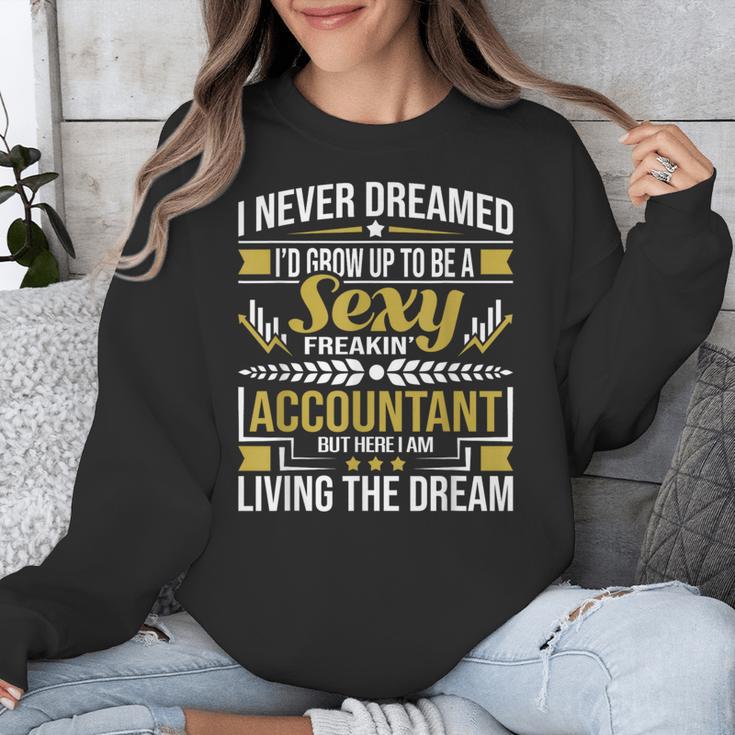 Be A Sexy Accountant Accounting Graduation Accountant Unisex Sweatshirt