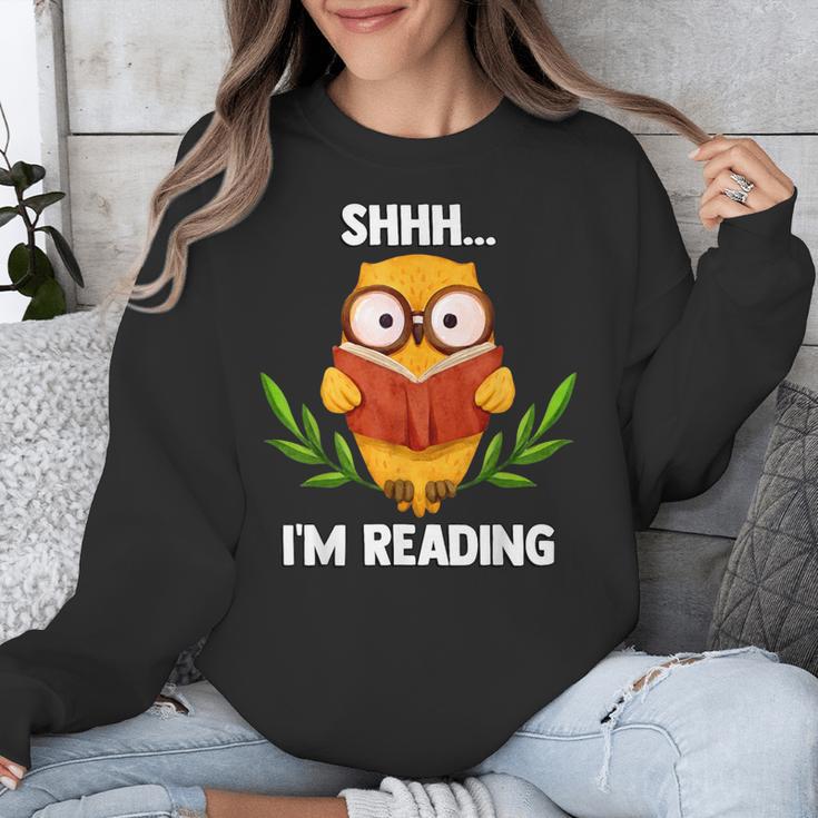 Shhh I'm Reading World Book Day Costume 2026 Kids Unisex Sweatshirt