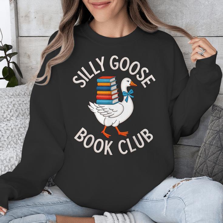 Silly Goose Book Club Reading Lover Unisex Sweatshirt Silly Goose Book Club Reading Lover Unisex Sweatshirt