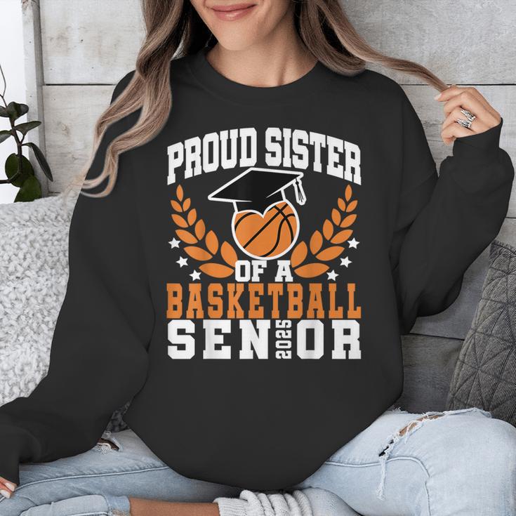 Sister Class Of 2025 Senior Basketball Graduation Family Unisex Sweatshirt