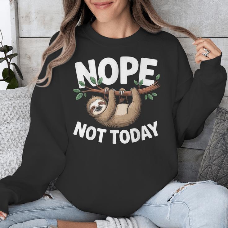 Sloth Shirts Cute Introvert Nope Not Today Sloth Unisex Sweatshirt Sloth Shirts Cute Introvert Nope Not Today Sloth Unisex Sweatshirt