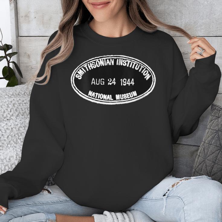 Smithsonian Institution Library 1944 Book Stamp Unisex Sweatshirt