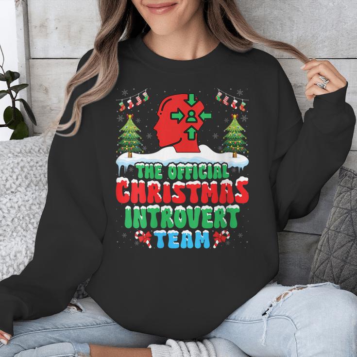 Snow Christmas Introvert Team Introverted Introvert Xmas Unisex Sweatshirt Snow Christmas Introvert Team Introverted Introvert Xmas Unisex Sweatshirt