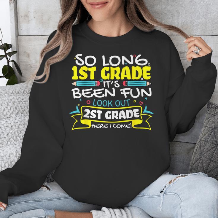 So Long 1st Grade 2nd Grade Here I Come School Graduation Unisex Sweatshirt