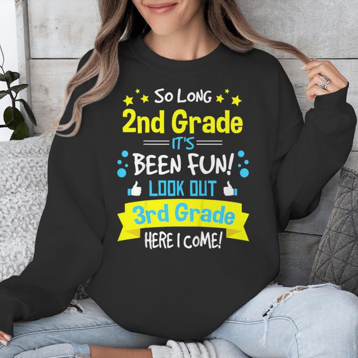 So Long 2nd Grade Here I Come 3rd Grader Graduation Unisex Sweatshirt