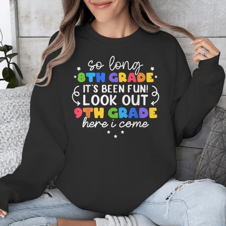 So Long 8th Grade 9th Grade Here I Come Graduation Cute Unisex Sweatshirt