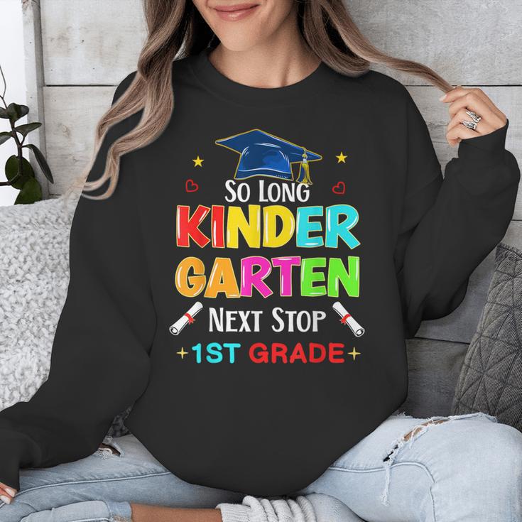 So Long Kindergarten Graduation 2025 Graduate 1st Grade Unisex Sweatshirt