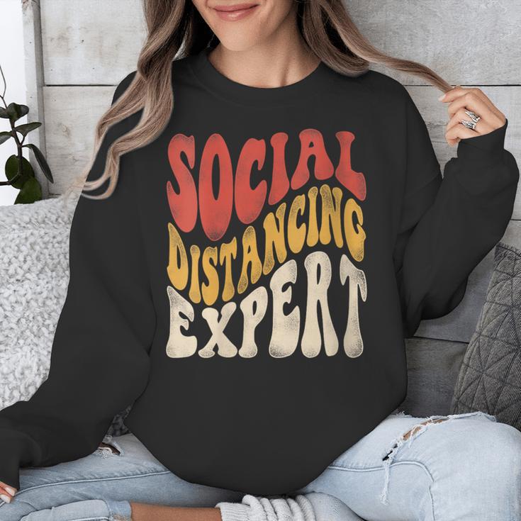 Social Distancing Expert Introvert Unisex Sweatshirt