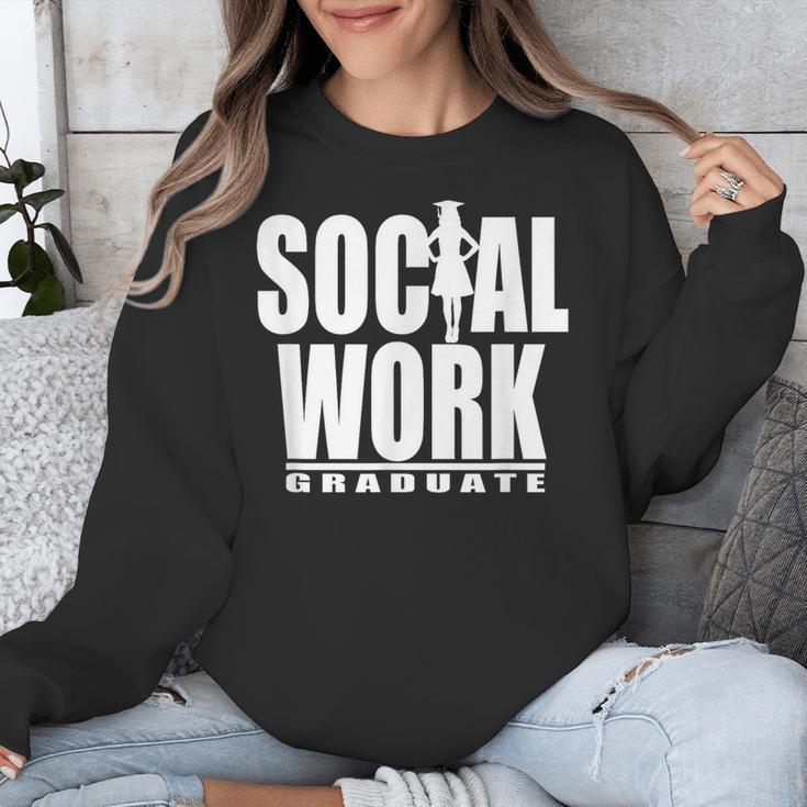 Social Work Graduate TShirt College Graduation Unisex Sweatshirt