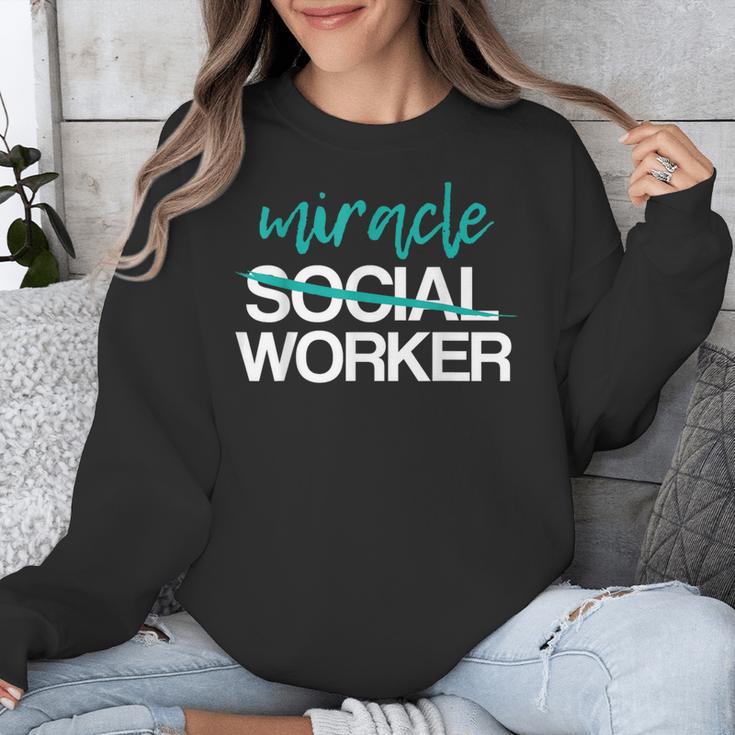 Social Worker Work Month MSW Graduation Masters Unisex Sweatshirt