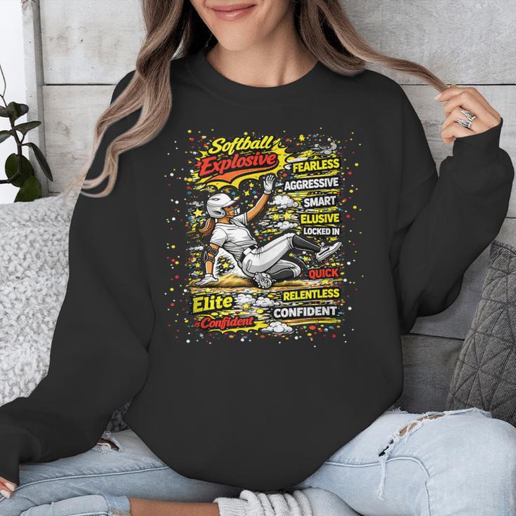 Softball Slider Pop Comic Book Art Best Traits Fast Elite Unisex Sweatshirt Softball Slider Pop Comic Book Art Best Traits Fast Elite Unisex Sweatshirt