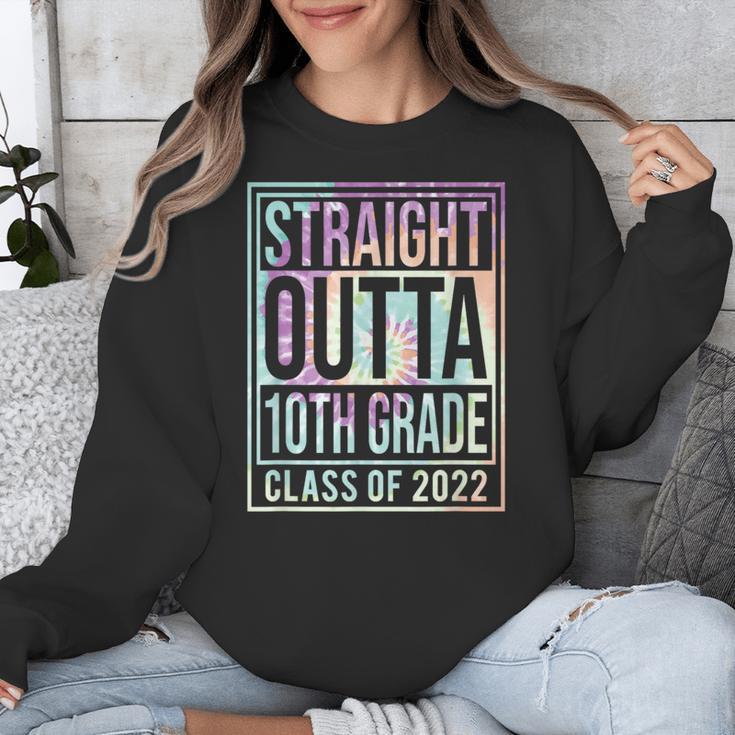 Straight Outta 10th Grade Class Of 2022 School Graduation Unisex Sweatshirt