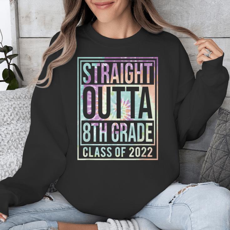 Straight Outta 8th Grade Class Of 2022 School Graduation Unisex Sweatshirt