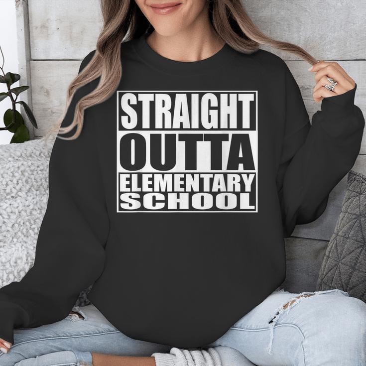 Straight Outta Elementary School Graduation Unisex Sweatshirt