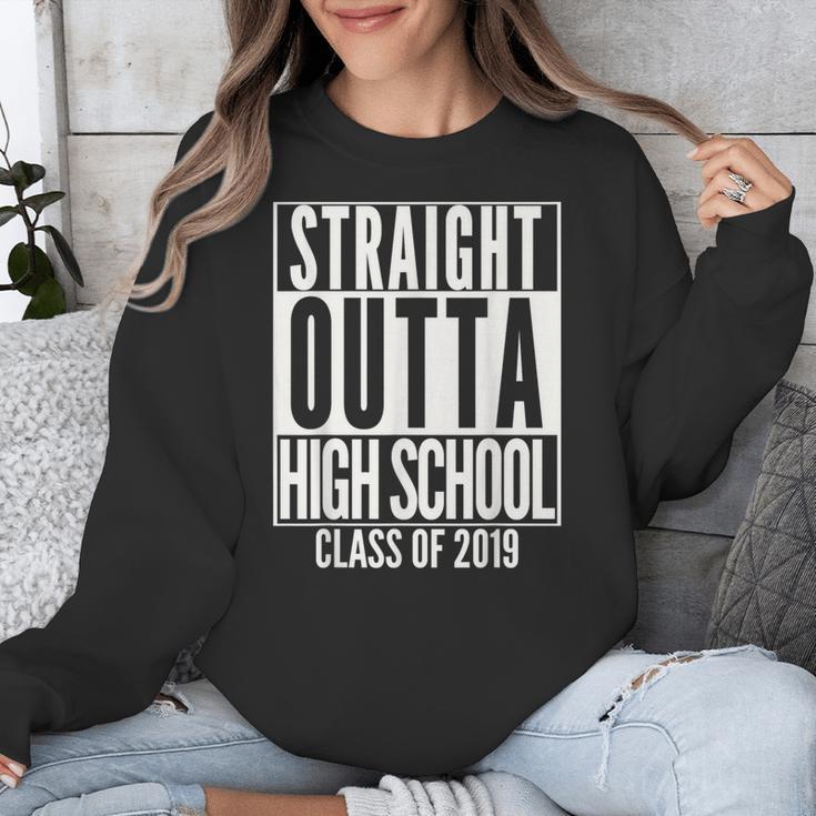 STRAIGHT OUTTA HIGH SCHOOL Senior 2019 Graduation Unisex Sweatshirt