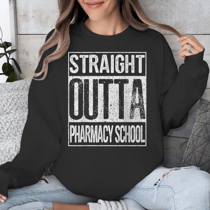 Straight Outta Pharmacy School Shirt Graduation Unisex Sweatshirt