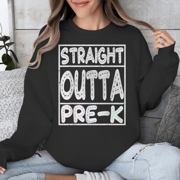 Straight Outta Pre-K Shirt Great Graduation Preschools Unisex Sweatshirt