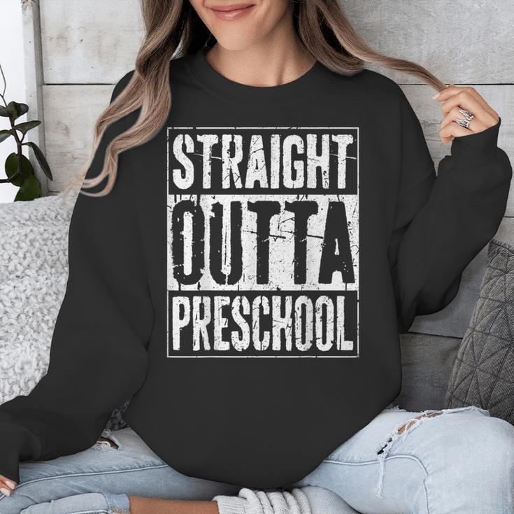 Straight Outta Preschool Shirt Preschool Boy Girl Graduation Unisex Sweatshirt