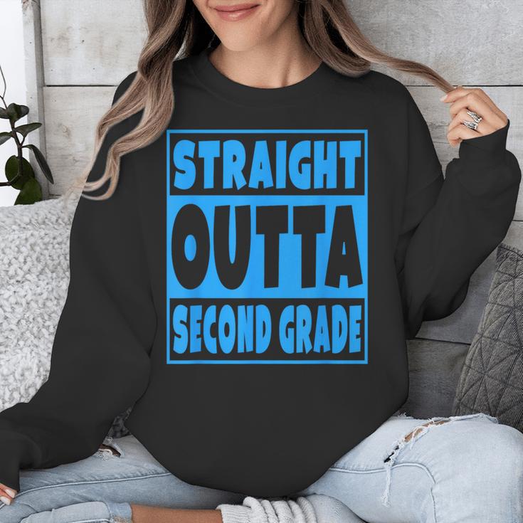 Straight Outta Second Grade Graduation Class Unisex Sweatshirt