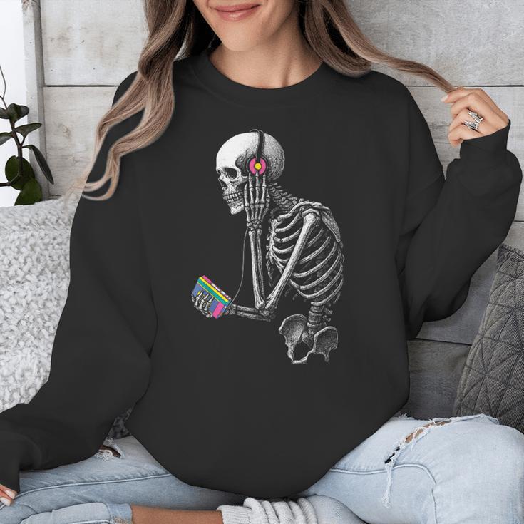 Stuck In The 80S Music Tee Walkman Cassette Nostalgia Unisex Sweatshirt