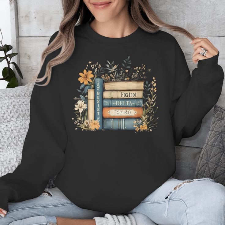 Subtle Book Anti Trump Women Book Loves Retro Unisex Sweatshirt Subtle Book Anti Trump Women Book Loves Retro Unisex Sweatshirt