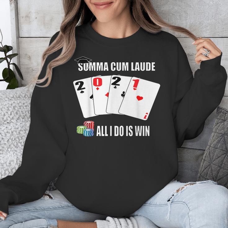 Summa Cum Laude Class Of 2021 Graduate Win Senior Graduation Unisex Sweatshirt