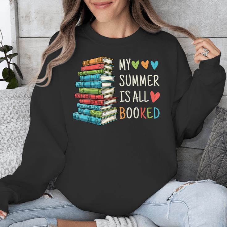 My Summer Is All Booked Book Reading Book Lover Unisex Sweatshirt