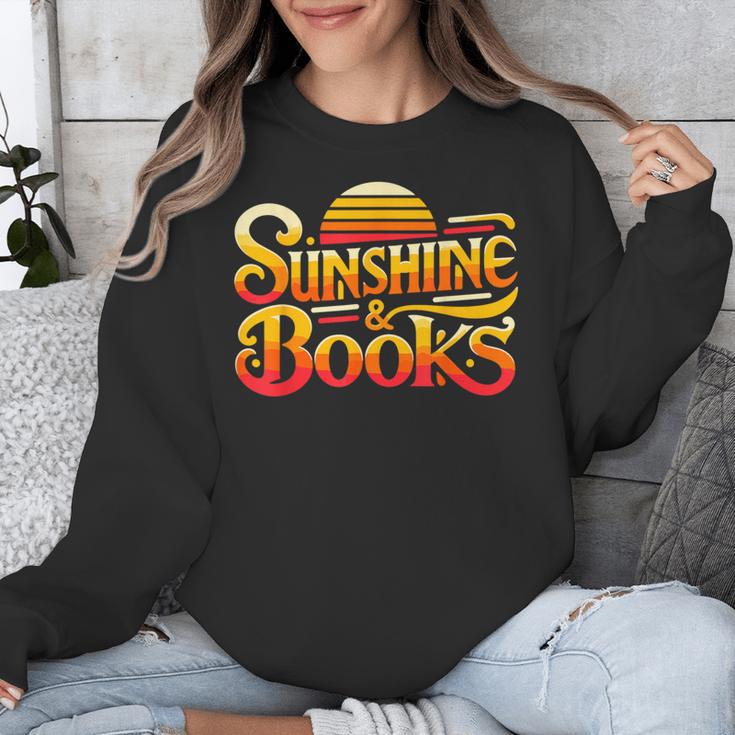 Sunshine & Books For Bookworm Summer Reading Unisex Sweatshirt Sunshine & Books For Bookworm Summer Reading Unisex Sweatshirt