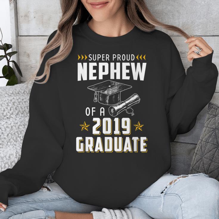 Super Proud Nephew Of A 2019 Graduate Shirt Graduation Unisex Sweatshirt