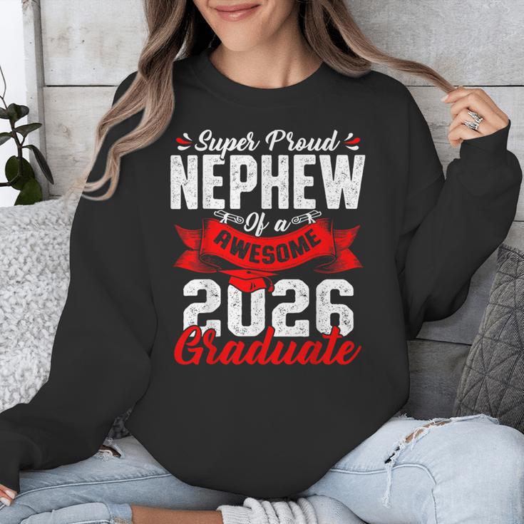 Super Proud Nephew Of a 2026 Graduate 26 Graduation Unisex Sweatshirt