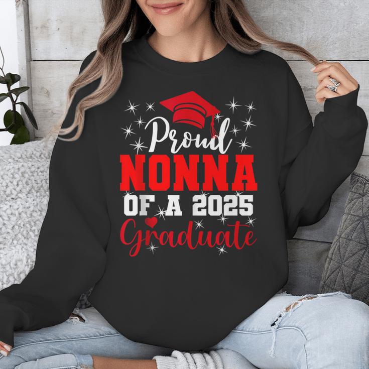 Super Proud Nonna Of 2025 Graduate Senior Graduation Family Unisex Sweatshirt