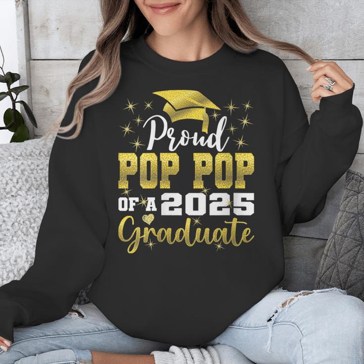 Super Proud Pop Pop Of 2025 Graduate Graduation Family Unisex Sweatshirt