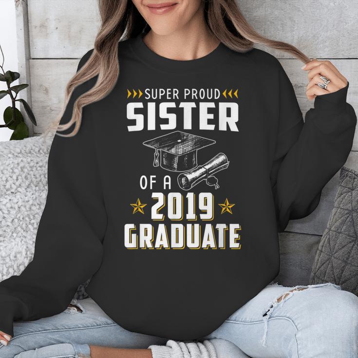 Super Proud Sister Of A 2019 Graduate Shirt Graduation Unisex Sweatshirt
